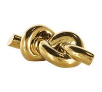 Escultura decorativa de nudo de cer mica Deco 79, decoraci n para el hogar, estatua decorativa, figura decorativa, 30 x 12 x 10 cm, dorada