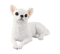 Escultura detallada de resina para uso en jardín, diseño realista con material duradero y resistente a las heladas (blanco)