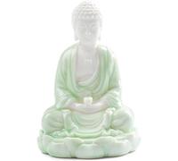Escultura Estatua de Buda Feng Shui Chino Meditando Sentado en Loto Estatuilla Decoración Zen Estatua de Buda
