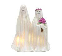 Escultura fantasma de novios,figuras fantasmas de novios | Estatua espeluznante de pareja de novios y novios - Noche de escultura de parejas, modelo de novio de pareja fantasma para u