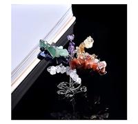 Escultura Mesa Gema árbol de Cristal Natural Adornos minerales minerales árbol de la Vida decoración de árboles de árboles Familiares decoración Pareja Regalo Espiritual árbol de Cristal (Color: