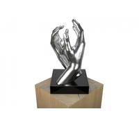 Escultura 'Pase lo que pase' | Hecha a mano | Estatua 41x21x21cm