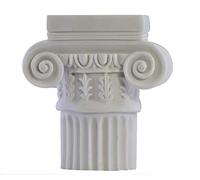 Escultura romana griega del mármol del pedestal de la base del pedestal de la columna de la orden iónica 15 cm