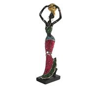 Esculturas artísticas de estatuas africanas - Decoración de estatua de dama | Pieza de arte coleccionable tribal humana, esculturas corporales para decoración del hogar Modgal