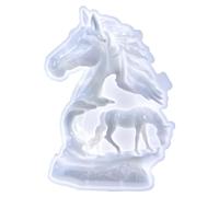 Esculturas de caballo Castimng Molde Moldes de silicona resistentes a altas temperaturas Tallado a mano Figura Animal Decoración Formas Vacaciones Disponibles Moldes de fundición