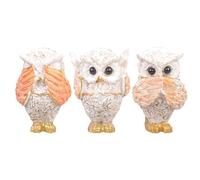Esculturas de resina, juego de 3, figuras de animales únicas para escuchar, no ver hablar, adornos para decoración de oficina, decoración