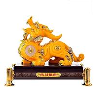Esculturas Estatuas chapadas en oro for jardín al aire libre, decoración de Feng Shui chino y oficina, atraen riqueza y buena suerte, el mejor regalo coleccionable