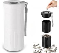 Escupidera portátil para semillas de girasol, 2 en 1, fácil de transportar, ideal para aficionados a las semillas y competiciones deportivas.