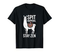 Escupir Sucede Quédate Llama Zen Camiseta