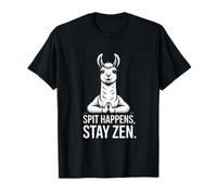Escupir Sucede Quédate Llama Zen Camiseta