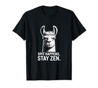 Escupir Sucede Quédate Llama Zen Camiseta