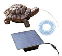 Escupitajo de Libra, escupitajo Solar para Estanque, Fuente de Tortuga de Resina, aireador de Agua con energía Solar para estanques pequeños y decoración de jardín