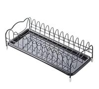 Escurre Cubiertos de Cocina Soporte De Estante De Secado De Platos De Cocina De Hierro Con Estante De Almacenamiento De Bandeja, Escurridor De Platos, Organizador De Cocina Escurreplatos Armario