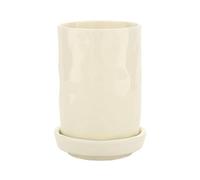 Escurre Cubiertos Soporte for utensilios de cocina for encimera, vasija de cerámica for utensilios, cuchara, palillos, tenedor, escurridor, organizador de utensilios de decoración de cocina con bandej