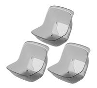 Escurreplatos colador, juego de 3 piezas colador y tamices para cereales de arroz, alimentos, espaguetis, pasta, ensaladas, bayas, limpieza del hogar