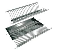 Escurreplatos de Acero Inoxidable Colgante Completo Cuenco Bandeja Goteo 56 CM