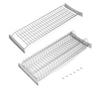 Escurreplatos suprastar para módulo alto de 60 cm en color gris con acero pintado de aluminio 57x9x27 cm