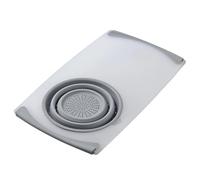 Escurridor De Corte Excesivo - Construcción De Poliéster De Canasta, Filtro Plegable Extensible, Tabla Multifuncional, Lavabo Ampliable Estación De Preparación De Alimentos Para Picar | Aiutan