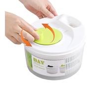 Escurridor de ensalada, Escurridor de ensalada de cocina 3L, máquina de lechuga manual con cerradura de tapa y mango giratorio de 360 °, máquina de café y secador de verduras extraíbles