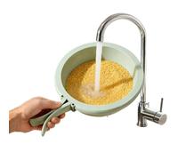 Escurridor de Frutas | Colador Multifuncional de Doble Capa con Tapa | Bol Para Lavar Frutas Y Verduras - para Cocina Ensalada Bayas Limpieza Cocinado Preparación Camping Fresa Tomate y