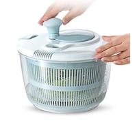 Escurridor De Lechuga,Cuenco Escurridor De Verduras | Equipo Manual de Cocina de 5 Litros para Deshidratar Comida Saludable Preparación de Comidas Hogar