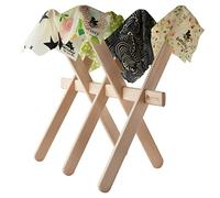 Escurridor de Madera de Haya por Envoltorio Cera de Abeja para Alimentos, Beeswax Wrap Natural de Tela, Papel Bocadillo Reutilizable, Cubiertas Lavables para Cuenco Ecológicas, para Queso, Fruta y Pan