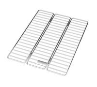 Escurridor de Platos para Cocina Organizador Plegable Triple en Acero | Escurridor de Platos sobre Fregadero Para Verdura Utensilio Tabla de Cortar Vaso Esponja Jabón