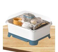 Escurridor de platos - Soporte para cubiertos de solución de cocina organizada | Soporte multiusos para biberones | de almacenamiento de secado de biberones adecuada para encimeras, artículos de