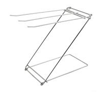 Escurridor de Trapos para acero Inoxidable 3 Brazos Plegable Secado para rápido Organizador Cocina Baño para estantería Ahorro Espacio Plateado