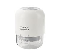 Escurridor de yogur pequeño tipo prensa, filtro de alimentos, colador, cesta de filtro extraíble para salsa de té, café, cocina, miel, leche y bebida, paneer