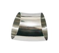 ESDUAIOP Conector de tubería de acero inoxidable 304 de 129 x 2 mm con codo de 45 grados for soldar