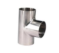 ESDUAIOP Conector en T for soldar de acero inoxidable 304, 63 mm, 2,5" de diámetro exterior