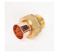 ESDUAIOP Conector macho de latón de 1" y 28,6 mm de diámetro interior for soldar con conector de cobre, for tubería de aire acondicionado, refrigerador y enfriador.