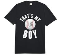 Ese es mi Chico de béisbol número 16 Comfort Colors Adult Heavyweight T-Shirt