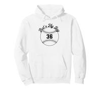 Ese es mi Chico de béisbol número 36 Sudadera con Capucha