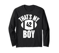 Ese es mi niño Número de fútbol #42 Manga Larga