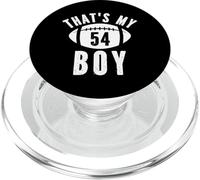 Ese es mi niño Número de fútbol #54 PopSockets PopGrip para MagSafe