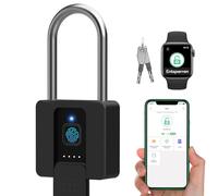 Eseesmart Fingerprint - Candado inteligente con llave, bloqueo táctil inteligente, impermeable, para exteriores y almacenes