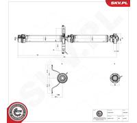 Esen Skv Eje De Transmisión Cardán Trasero Para Audi A4 Allroad 8Kh B8 8K5 8K2