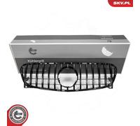 ESEN SKV Parrilla De Radiador Brillante Negra Para Mercedes-Benz