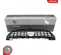 ESEN SKV Parrilla De Radiador Brillante Negra Para Mercedes-Benz Clase C