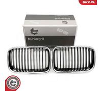 EsEN SKV Parrilla De Radiador Cromado Negro Para BMW 3er Cabriolet E36