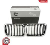 EsEN SKV Parrilla De Radiador Cromado Negro Para BMW 3er Cabriolet E36
