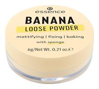Esence Banana - Polvo suelto, amarillo, mate, mate, vegano, sin perfume, sin alcohol, 1 unidad (6 g)