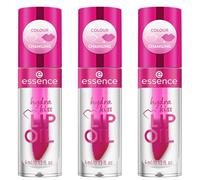 Esence Hydra Kiss LIP OIL, brillo de labios, nº 06, transparente, hidratante, nutritivo, con aceites, brillante, vegano, sin parabenos, sin micropartículas de plástico, sin nanopartículas, 3 unidades