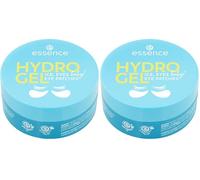 Esence Hydro Gel Eye Patches Ice Eyes, baby! 30 pares, cuidado de los ojos, azul, hidratante, refrescante, brillante, vegano, sin aceite, sin perfume, sin alcohol, 1 unidad (90 g) (Paquete de 2)