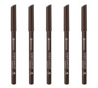 Esence Kajal Pencil, n.º 08 Teddy, marrón, definir, duradero, vegano, sin microplásticos, sin nanopartículas, 5 unidades (5 x 1 g)
