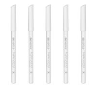 Esence Kajal Pencil, nº 04 blanco, definitivo, duradero, vegano, sin microplásticos, sin nanopartículas, 5 unidades (5 x 1 g)