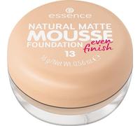 Esence Natural Matte Mousse Foundation, n.º 13, nude, mate, mate, vegano, sin aceite, sin perfume, sin alcohol, 1 unidad (15 g)