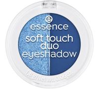Esence Soft Touch Duo Eyeshadow - Sombra de ojos n.º 03, azul, 2 tonos azules, larga duración, resultado inmediato, vegana, sin micropartículas de plástico, sin nanopartículas, sin perfume, 1 unidad